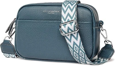 BRANDED Crossbody Bag for Women Genuine Leather Womens Cross Body Camera Bags Handbag...