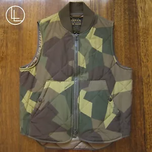IRON HEART (IHV-28) Original Camouflage Quilted Puffer Vest (Size XS) - Picture 1 of 9