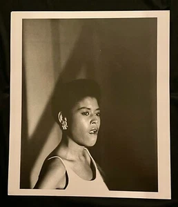 Abbey Lincoln Foto Ray Avery Lithographie Portfolio Druck 13x15 Jazz Damen - Bild 1 von 1