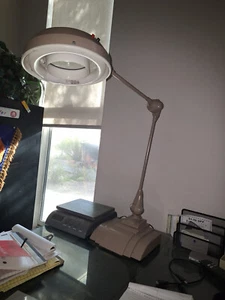 VTG FLEXO ART SPECIALTY CO Magnifying Lamp Drafting Light Deco Desk Industrial - Picture 1 of 12