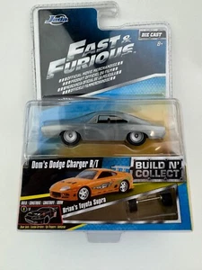 Jada Fast & Furious Build 'N Collect Dom's Silver Dodge Charger R/T 2016 - Picture 1 of 4