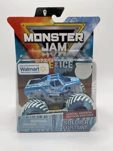 Monster Jam 1:64 SOLDIER FORTUNE FIRE ICE Walmart Exc SPECIAL EDITION NEW ICE - Picture 1 of 2