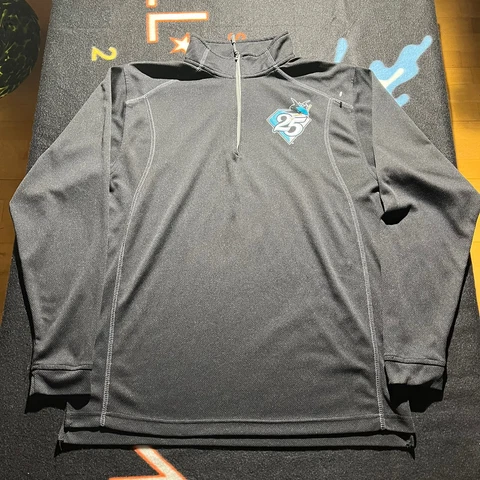 San Jose Sharks 25th Anniversary Sweater Sweatshirt Jacket Size Mens Small Cover