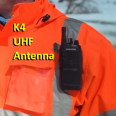 K4 Tuned UHF Stubby Antenna for Kenwood TK-360 TK-372 TK380 TK-390 TK3100 TK3101 - Image 1 of 2