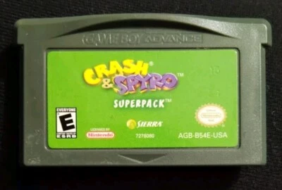 CRASH & SPYRO SUPER PACK For Nintendo Game Boy Advance - Image 1 of 4