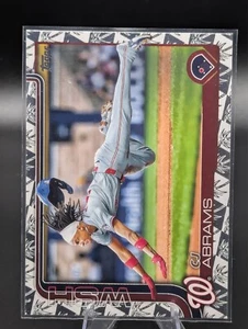 2025 Topps Series 1 - Washington Nationals C.J. Abrams #122 Spring Training - Bild 1 von 2