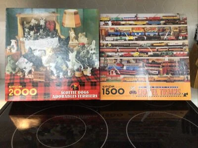 SPRINGBOK /1500/2000 piece puzzles (lot of 2) - Image 1 of 4