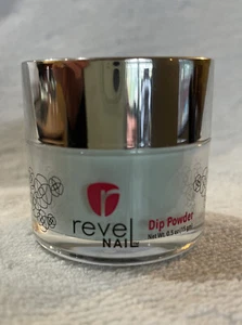 Revel Nail Dip Pulver D12 Clara blau 0,50 Unzen Glas NICHT versiegelt - Bild 1 von 2
