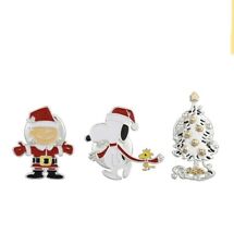 $50 Unwritten   Christmas Snoopy peanuts   3 pin set