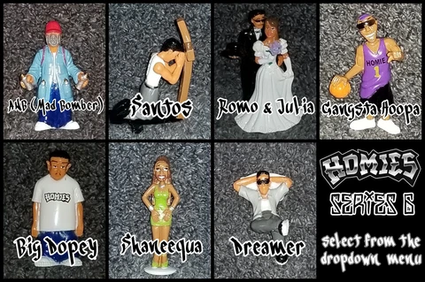 HOMIES SERIES 6 Romo & Julia Dreamer Santos etc Pick 1 or more *FREE SHIPPING* Cover