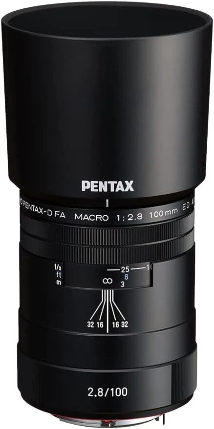 RICOH 20320 HD PENTAX-D FA MACRO 100mmF2.8ED AW Telephoto Lens Full Size K Mount - Image 1 of 4