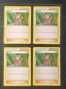 4x Shauna 111/124 Pokemon card XY Fates Collide uncommon NM - Picture 1 of 1