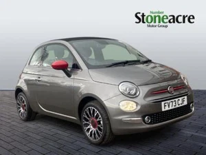 2023 Fiat 500 (red) 1.0 70hp Mild Hybrid Convertible CONVERTIBLE Petrol Manual - Picture 1 of 19