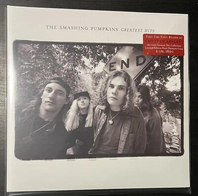 The Smashing Pumpkins ROTTEN APPLES 2LP Pearl Platinum Colored Vinyl MINT - Image 1 of 4