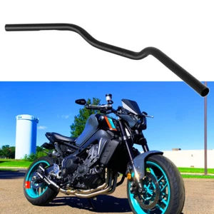 Manillar de arrastre de 7/8" 22 mm negro para Yamaha MT-07 MT-09 MT-03 MT-10 - Imagen 1 de 9