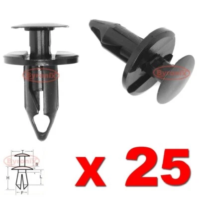 LAND ROVER WHEEL ARCH PLASTIC CLIPS TRIM LINER LINING P38 RANGE ROVER DISCOVERY - Image 1 of 4