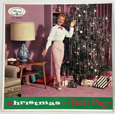 Christmas With Patti Page Vinyl 33 1/3 RPM LP Record MG20093 Foto 1 de 4