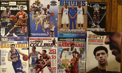 UCLA Bruins Magazine Lot of 8 Norman Powell Aaron Holiday Lonzo Ball Kris Wilkes - Image 1 of 4