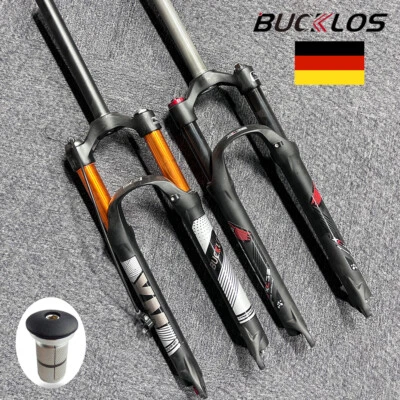 BUCKLOS 26/27,5/29 Zoll XC Mountainbike-Federgabel 120/100 mm gerade QR 1-1/8" - Bild 1 von 4