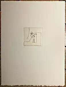 Philippe Favier gravure originale signée miniature opéra danse scénographie art - Imagen 1 de 2