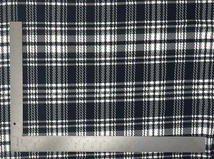 Liverpool Knit Plaid Print Fabric - Picture 1 of 6