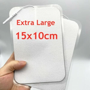 Nuevo 1/2/4/5 Pares de Almohadillas de Electrodo de Repuesto Autoadhesivas 15*10cm para Masajeador - Imagen 1 de 15
