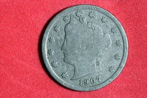 ESTATE FIND 1907 - LIBERTY V NICKEL!! #N06443 - Picture 1 of 2