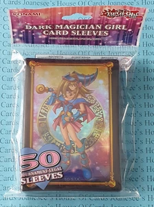Mangas de cartas Dark Magician Girl x 50 Yu-gi-oh! Protectores de cubierta Konami - Imagen 1 de 3