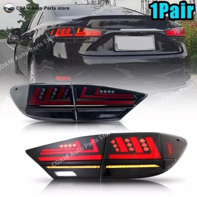 2Pcs Smoked LED Tail Light Assembly For Lexus ES350 ES 300h 2013-2018 Rear Lamps - Image 1 of 4