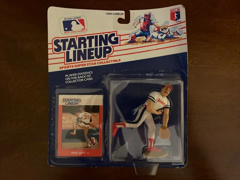 1988 MIKE WITT California Anaheim Angels Rookie Starting Lineup - Vintage Kenner Cover