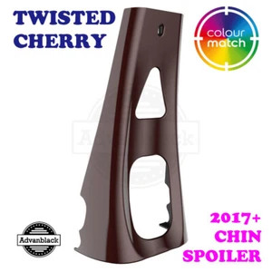 Twisted Cherry ABS Chin Spoiler Fit 2017+ Air-Cooled Harley Road Electra Touring - Picture 1 of 10