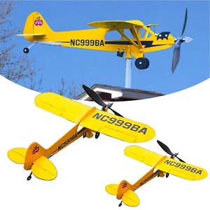 Piper J3 Cub Airplane Weathervane Outdoor Handmade Airplane Float Plane Piper - Picture 1 of 11