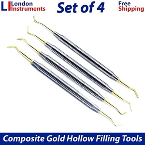 Dental Composite Flat Plastic Filling Instruments Hollow Handle Dentistry Tools - Picture 1 of 5