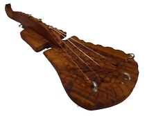 Unique Handcrafted Wooden Sitar-Inspired Key Holder - Exquisite Home Decor