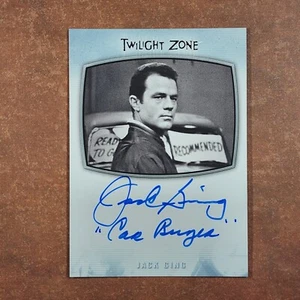 5-04-12 PWE. 2020 the twilight zone archives autograph jack ging inscription #35 - Bild 1 von 2