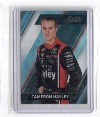 2017 Panini Absolute Racing Silver Parallel Card 70 Cameron Hayley 219/299 - Image 1 of 2