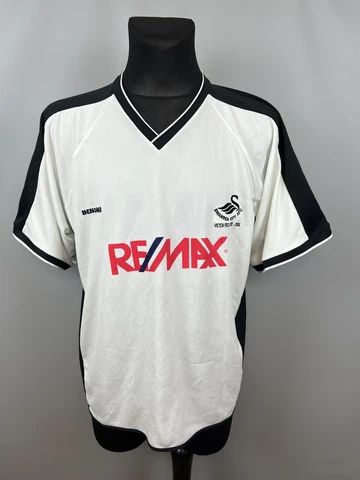 SWANSEA CITY 2004 2005 HOME SHIRT FOOTBALL SOCCER JERSEY BERGONI MENS SIZE XL Cover