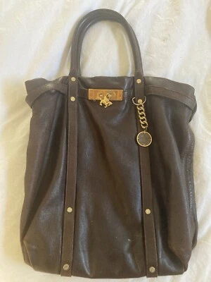 Bolso de Mano Lanvin x Hermés Cuero Marrón + Hermés Pegasus Lock Alber Elbaz Design Foto 1 de 4