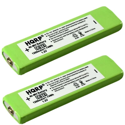 Paquete de 2 baterías HQRP para reproductor portátil Panasonic de CD, MD, MP3 HHF-1PSC RP-BP140H Foto 1 de 4