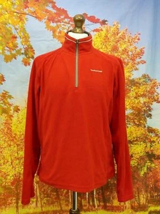 Craghoppers red quarter zip Fleece Sweatshirt. UK men's size Large - Picture 1 of 10