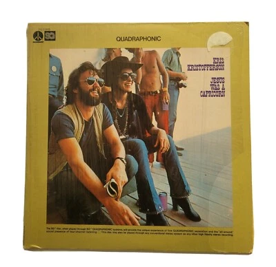 Kris Kristofferson Jesus Was A Capricorn 1973 Quadraphonic LP Partially Sealed  - Image 1 of 3