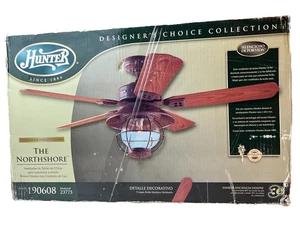 Vintage Original Hunter The Northshore 52” Ceiling Fan Model # 23775 - NEW! - Picture 1 of 4