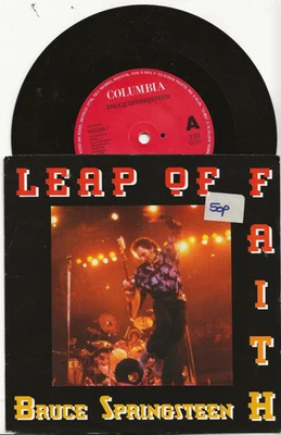 BRUCE SPRINGSTEEN LEAP OF FAITH (STUDIO / LIVE)  7 INCH SINGLE FROM HOLLAND - Image 1 of 2