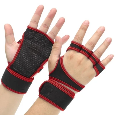 Workout Gloves, Weight Lifting Gloves for Men and Women, Size L Red Foto 1 de 4
