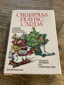 Weihnachtsspielkarten 1986 Standardgröße Deck OVP komplett Vintage - Bild 1 von 4