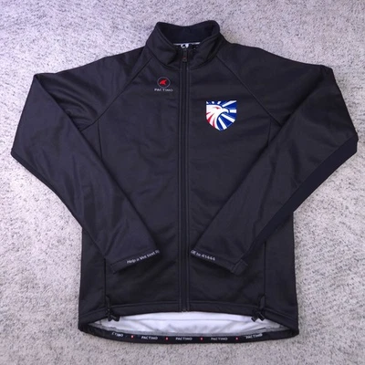 Chaqueta de Ciclismo Pactimo Hombres XL Forrada de Vellón Proyecto Héroe Veteranos Logo Reflectante Foto 1 de 4