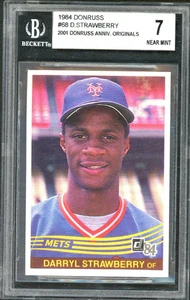 1984 Donruss - Darryl Strawberry #68 (RC) BGS 7 - Picture 1 of 2