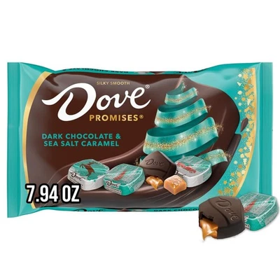 DOVE PROMISES Dark Chocolate & Sea Salt Caramels & Salted 1 Count (Pack of 1)  - Image 1 of 4