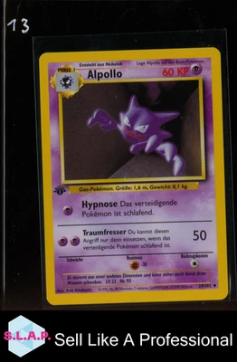 ALPOLLO POKEMON NON HOLO 1ST EDITION BASE SET 29/102 1999 DEUTSCH - Bild 1 von 2