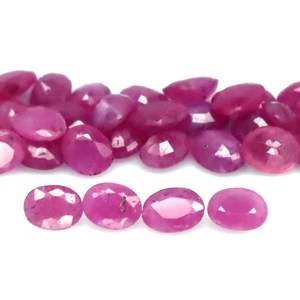 11,13 ct. Beheizt 42 Teile Rosa Rubin Madagaskar Oval - Bild 1 von 4